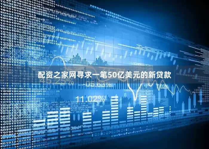 配资之家网寻求一笔50亿美元的新贷款